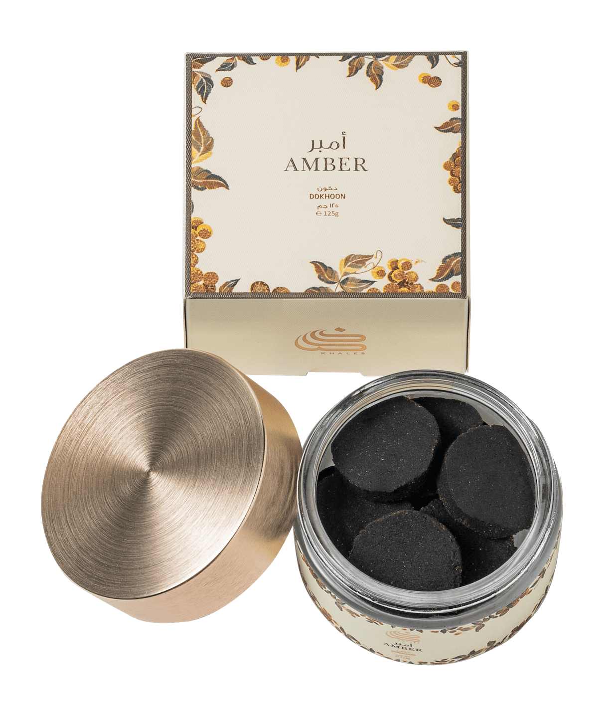 Amber Dokhoon (125g) - Khales - MHGboutique - perfumes - fragrances - oud - online shopping - free shipping - top perfumes - best perfumes